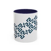 Trendy Geometric Accent Coffee Mug - 11oz & 15oz Options - Image 5