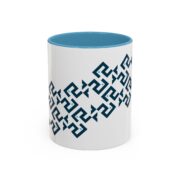 Trendy Geometric Accent Coffee Mug - 11oz & 15oz Options - Image 17