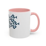 Trendy Geometric Accent Coffee Mug - 11oz & 15oz Options - Image 10