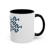 Trendy Geometric Accent Coffee Mug - 11oz & 15oz Options - Image 2
