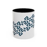 Trendy Geometric Accent Coffee Mug - 11oz & 15oz Options