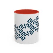 Trendy Geometric Accent Coffee Mug - 11oz & 15oz Options - Image 13