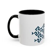 Trendy Geometric Accent Coffee Mug - 11oz & 15oz Options - Image 3